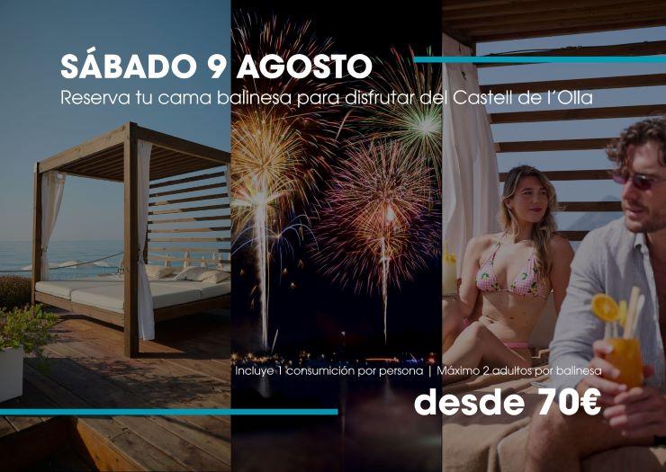 Cama balinesa - Castell de la olla - 9 de agosto Hotel Cap Negret Altea, Alicante Cama balinesa - Castell de la olla - 9 de agosto Hotel Cap Negret Altea, Alicante