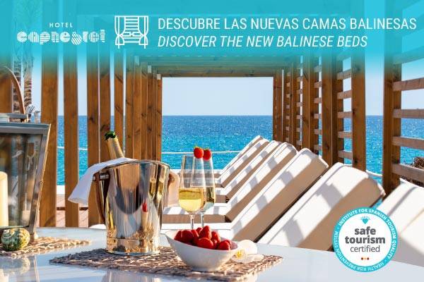 Descubre nuestras nuevas camas balinesas Hotel Cap Negret Altea, Alicante