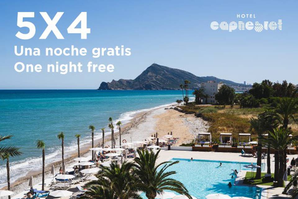 Una noche gratis Hotel Cap Negret Altea, Alicante