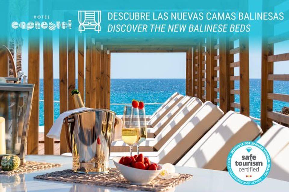 Descubre nuestras nuevas camas balinesas Hotel Cap Negret Altea, Alicante Descubre nuestras nuevas camas balinesas Hotel Cap Negret Altea, Alicante