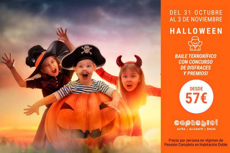 Halloween cap negret hotel cap negret altea, alicante Halloween cap negret hotel cap negret altea, alicante